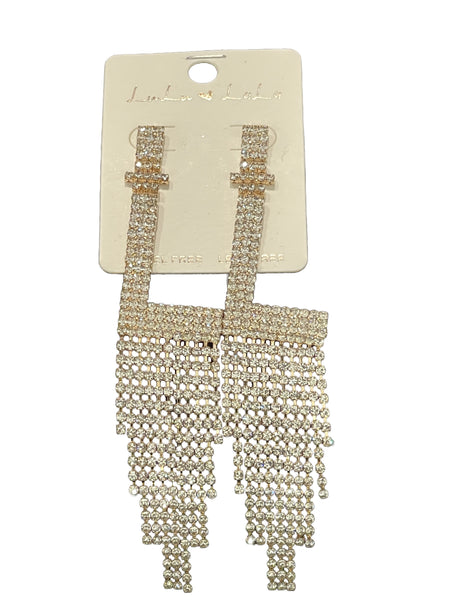 Drape Letter Fashion Earrings