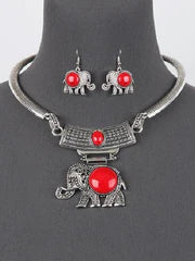 Elephant Necklace Set