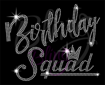 Bling Birthday Entourage Squad
