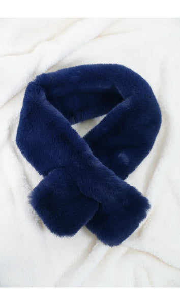 Game Day Soft Faux Fur Tuck-in Scarf