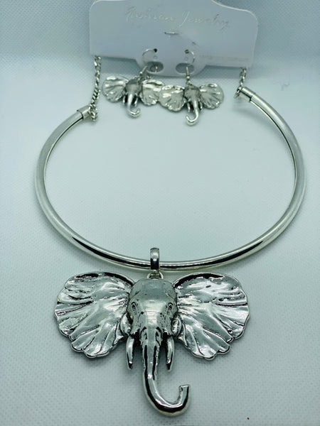 Fashion Choker/Earring Set