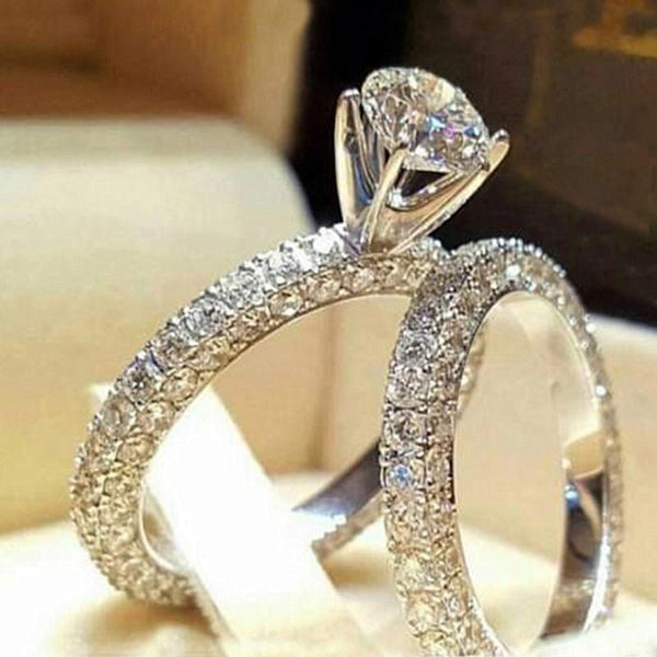 Silver Fashion Diamond Ring