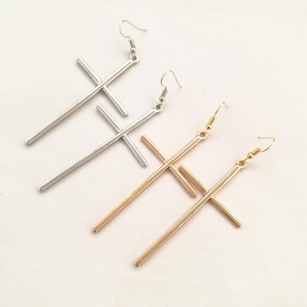 Cross Earring Set