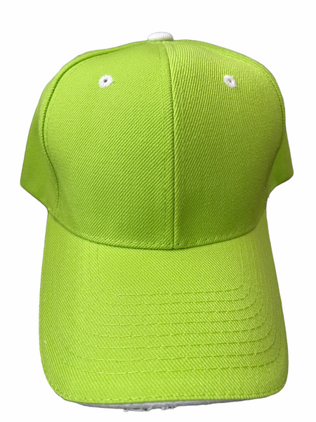 Solid Color Velcro Unisex Baseball Hat