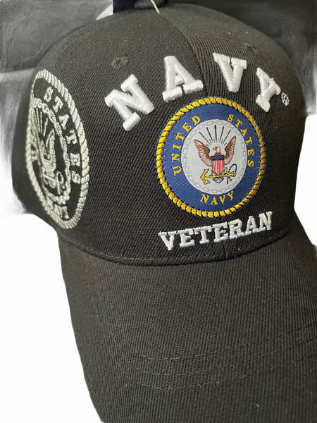 U.S. Navy Veteran Unisex Hat (Black)